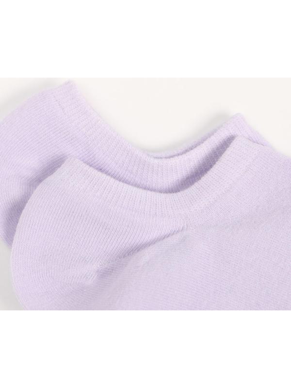 Носки женские укороченные, цвет сиреневый, размер 36-40