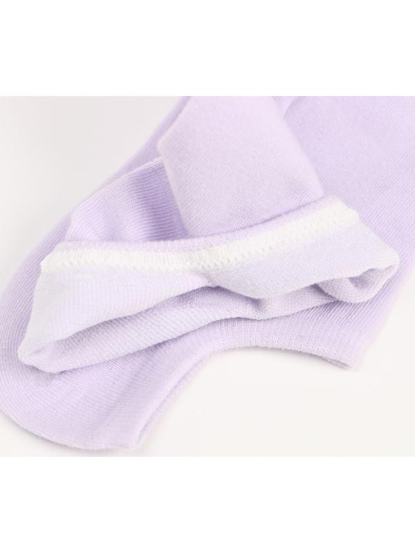 Носки женские укороченные, цвет сиреневый, размер 36-40