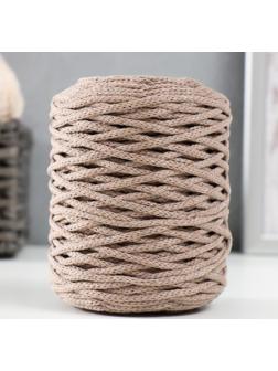 Шнур для вязания без сердечника 70% хлопок, 30% полиэстер ширина 3мм 100м/160±10гр (104)