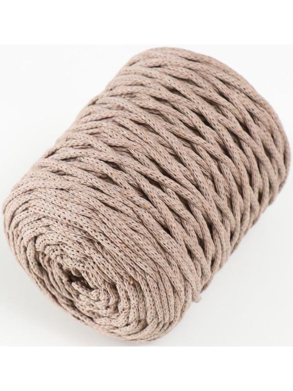 Шнур для вязания без сердечника 70% хлопок, 30% полиэстер ширина 3мм 100м/160±10гр (104)