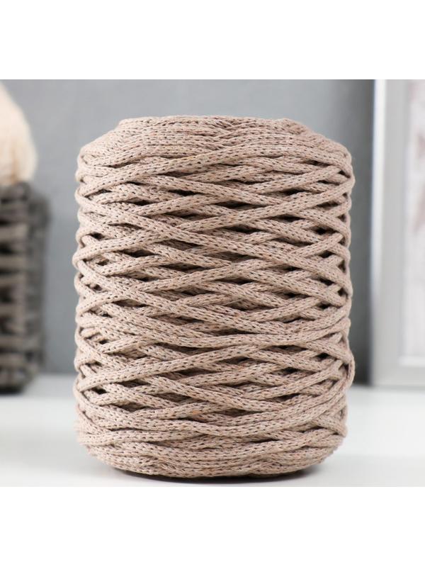 Шнур для вязания без сердечника 70% хлопок, 30% полиэстер ширина 3мм 100м/160±10гр (104)