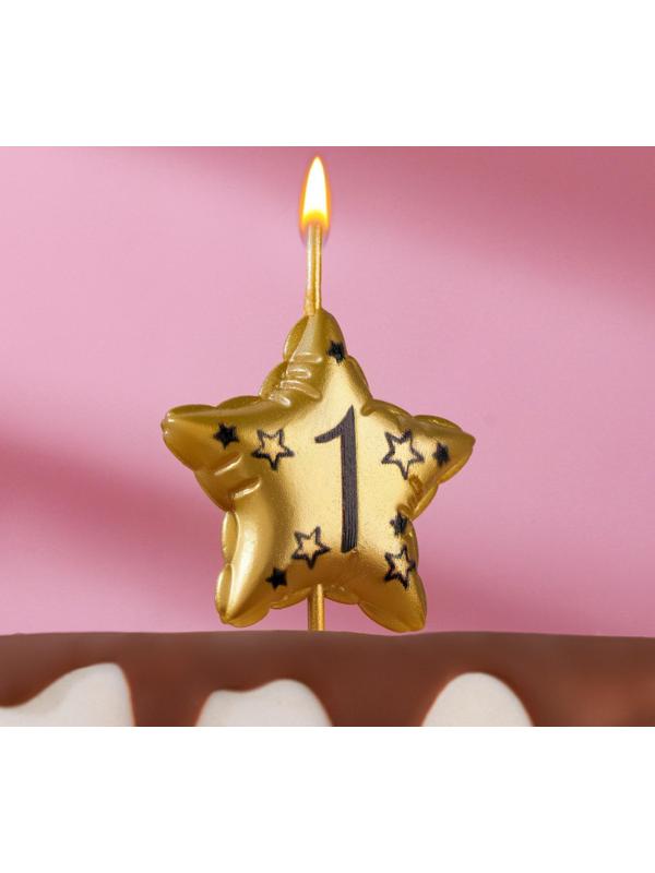 Свеча в торт на шпажке 