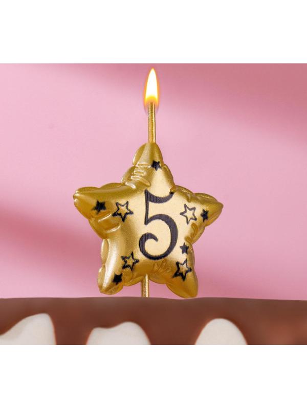 Свеча в торт на шпажке 