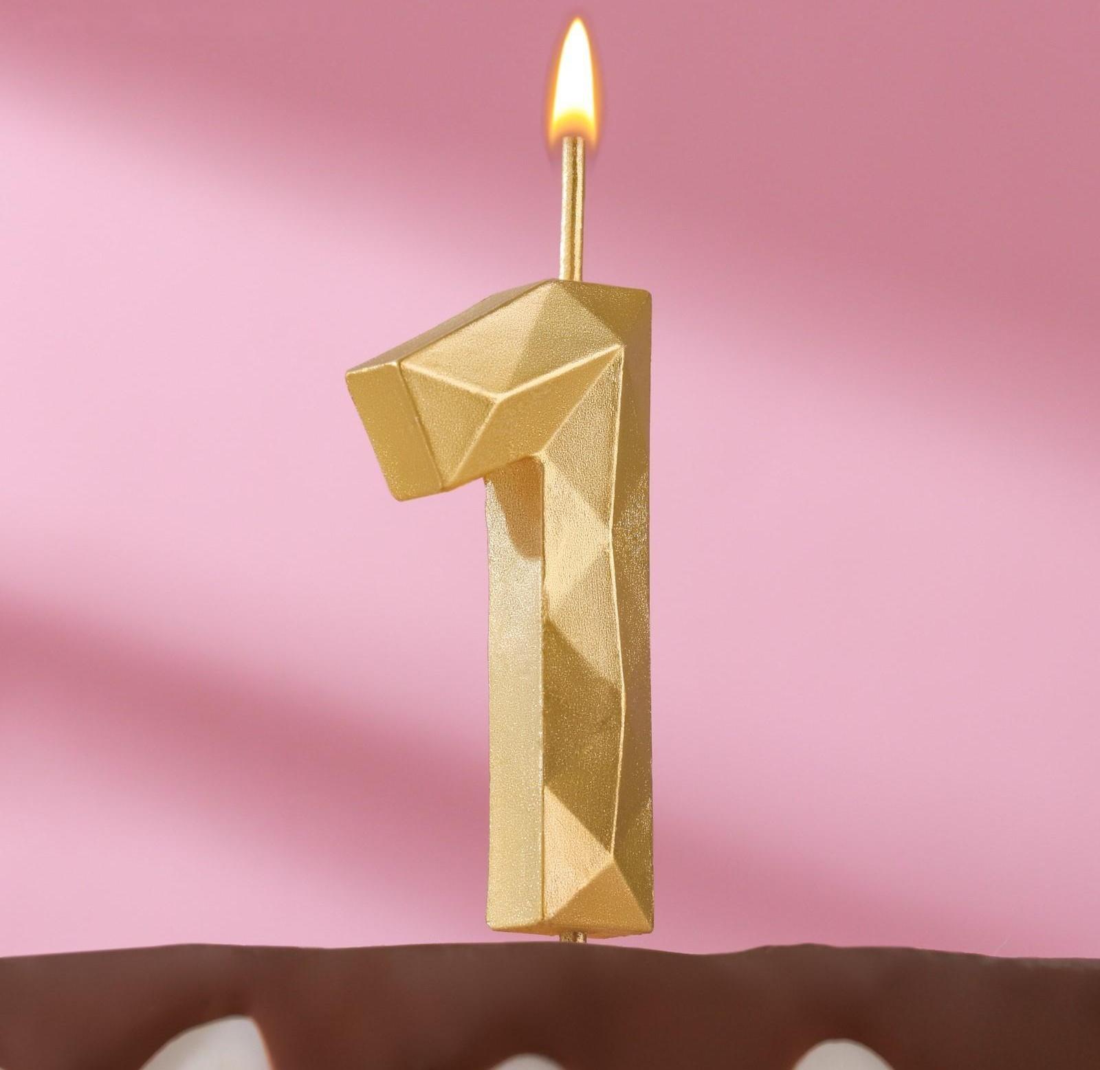 Свеча в торт на шпажке 