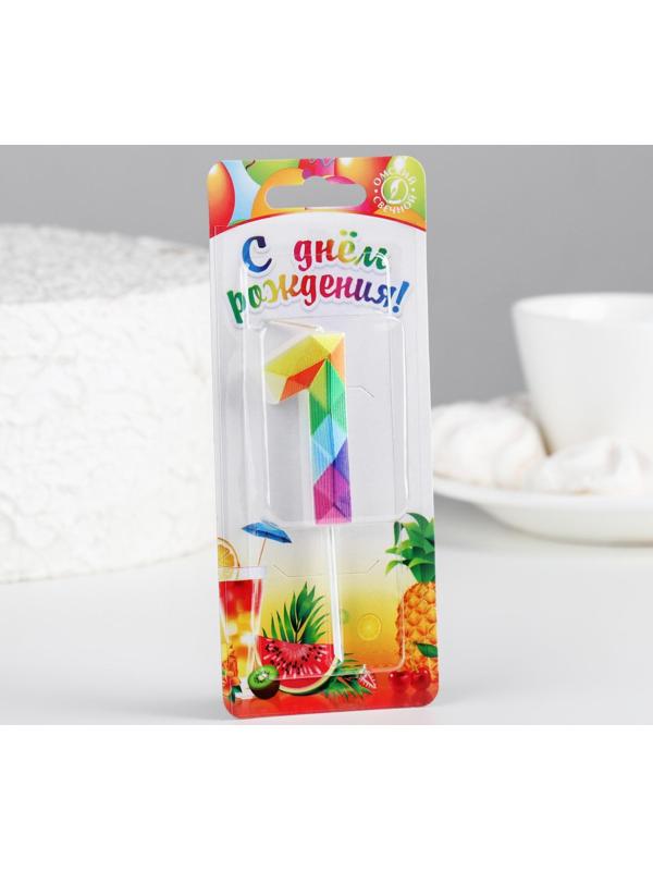 Свеча в торт на шпажке 
