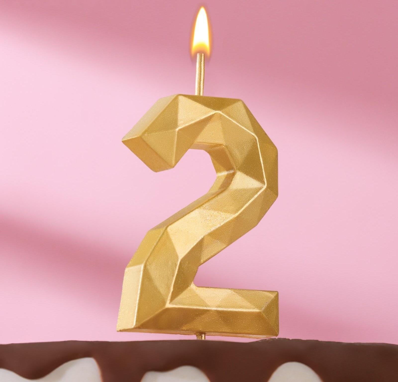 Свеча в торт на шпажке 