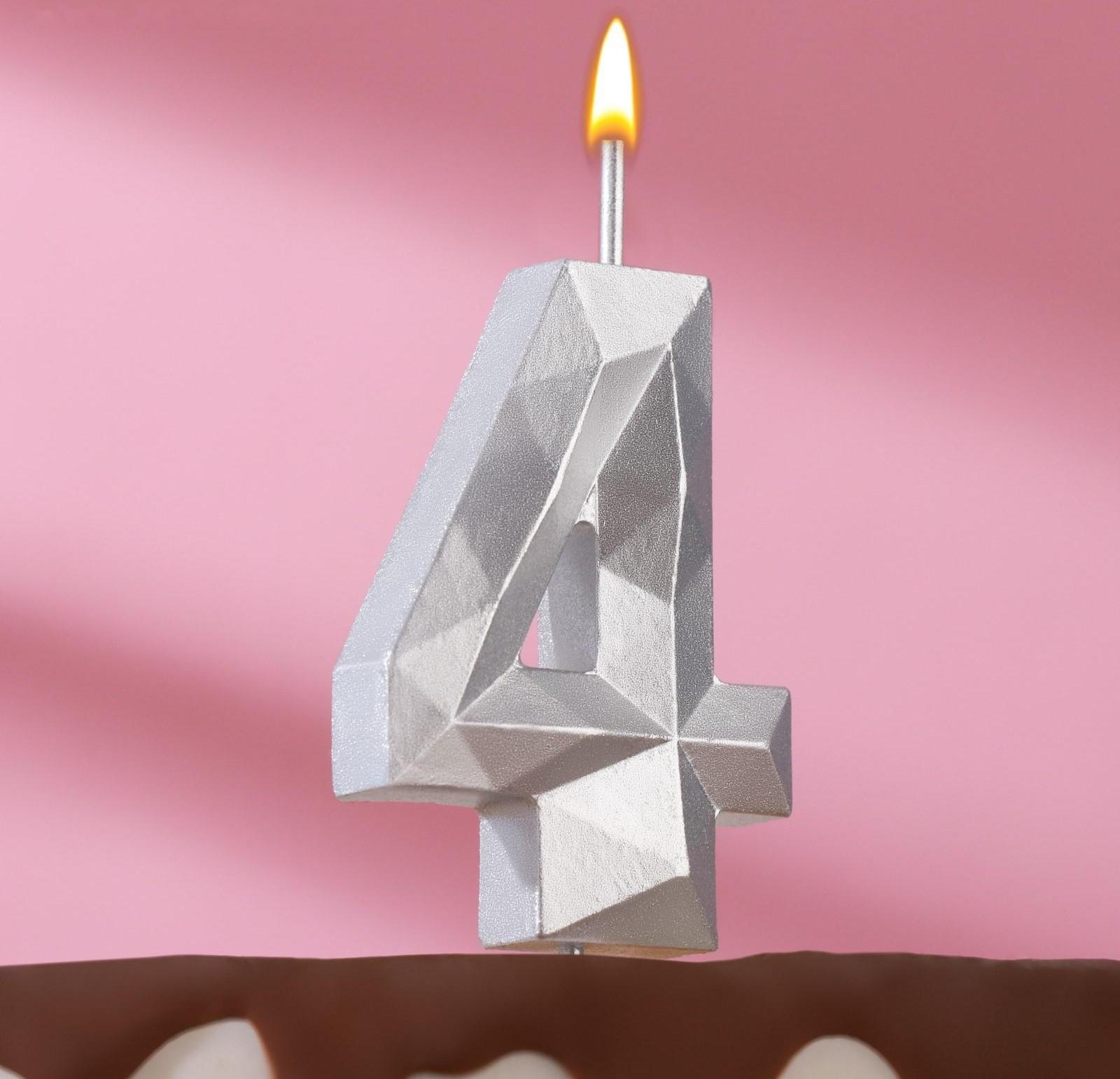 Свеча в торт на шпажке 