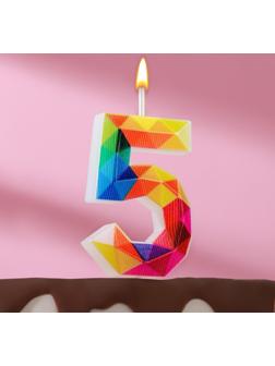 Свеча в торт на шпажке 