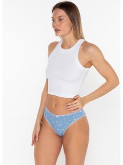 Трусы женские слипы, цвет голубой, размер 50/XL