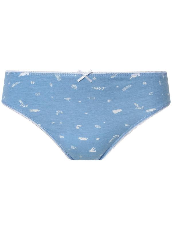 Трусы женские слипы, цвет голубой, размер 50/XL