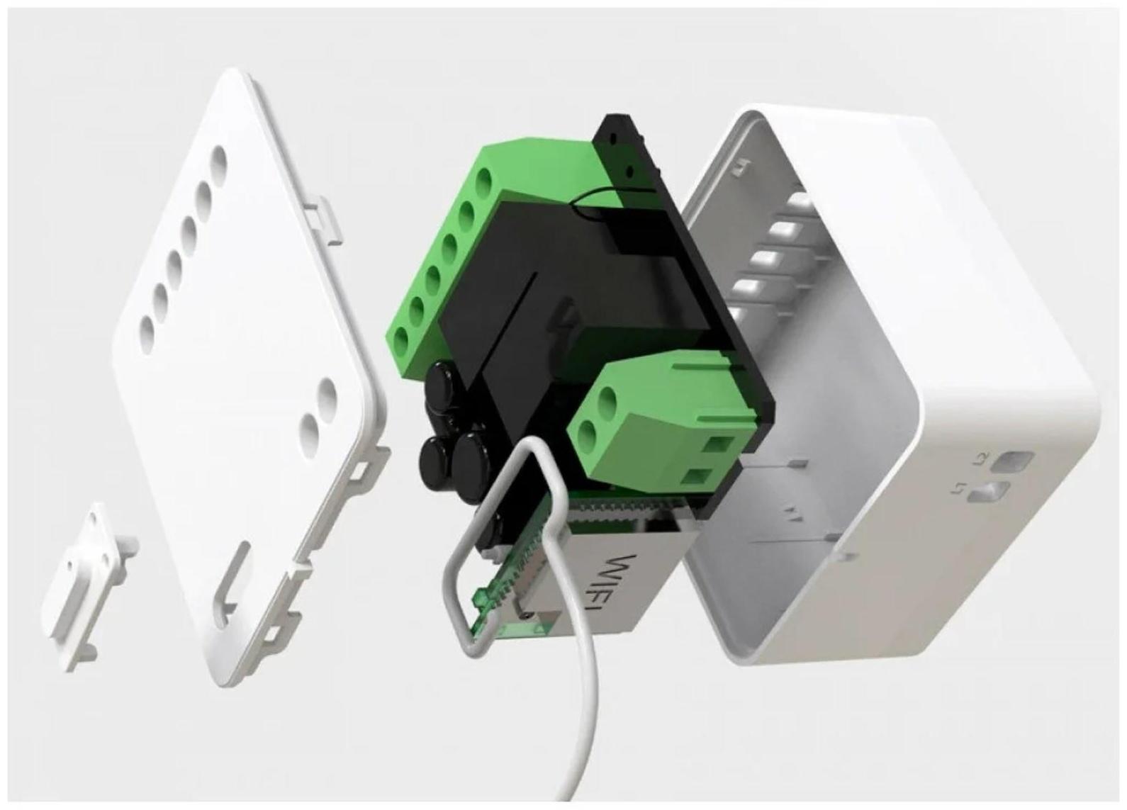 Управляемое реле Yeelight Smart Dual Control Module YLAI002, 2 канала, Wi-Fi, белое