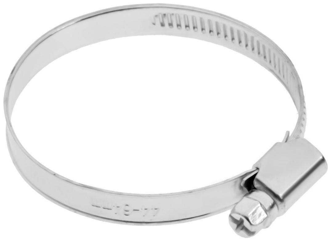 Хомут червячный ZEIN engr, несквозная просечка, диаметр 44-64 мм, ширина 9 мм, оцинкованный