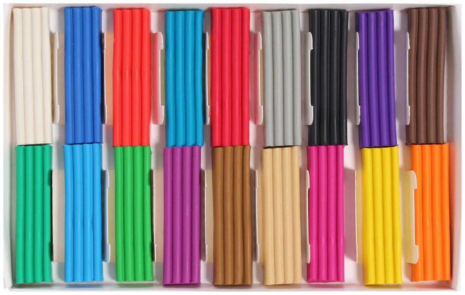 Пластилин 18цв 360г Calligrata классический