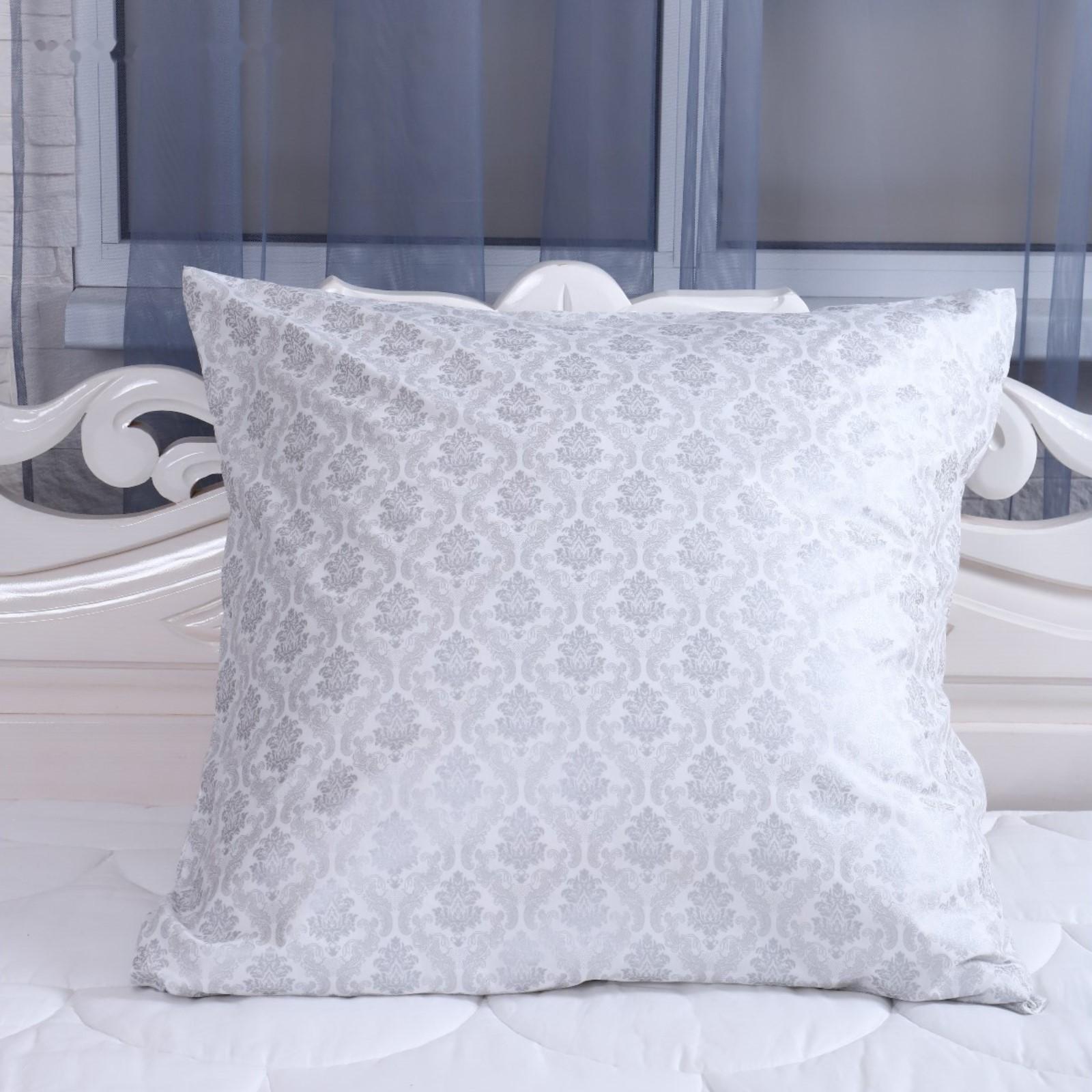 Нижняя наволочка 70х70см на молнии Жаккард мини, тик 90г/м, 70% полиэстер, 30% хлопок