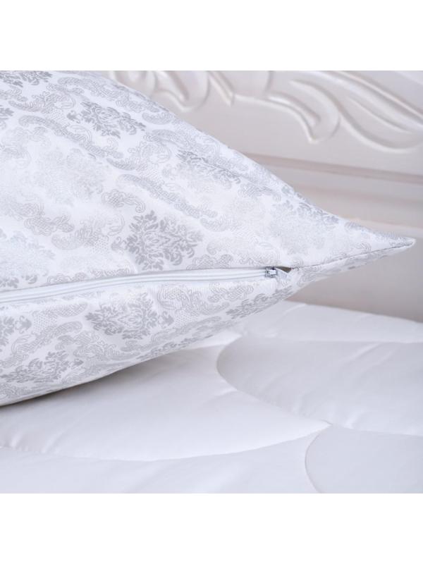 Нижняя наволочка 70х70см на молнии Жаккард мини, тик 90г/м, 70% полиэстер, 30% хлопок