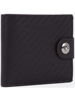 Портмоне на магните, отдел для монет, для карт, цвет тёмно-коричневый