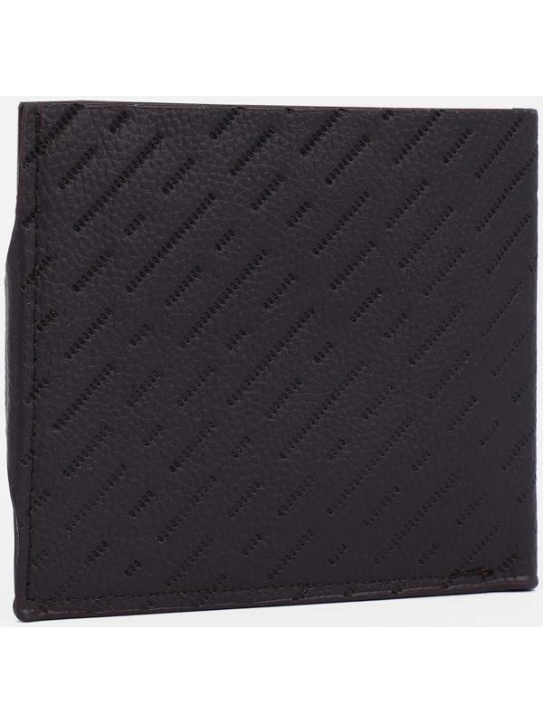 Портмоне на магните, отдел для монет, для карт, цвет тёмно-коричневый