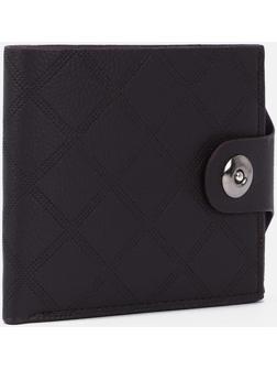 Портмоне на магните, отдел для купюр, для карт, для монет, цвет тёмно-коричневый