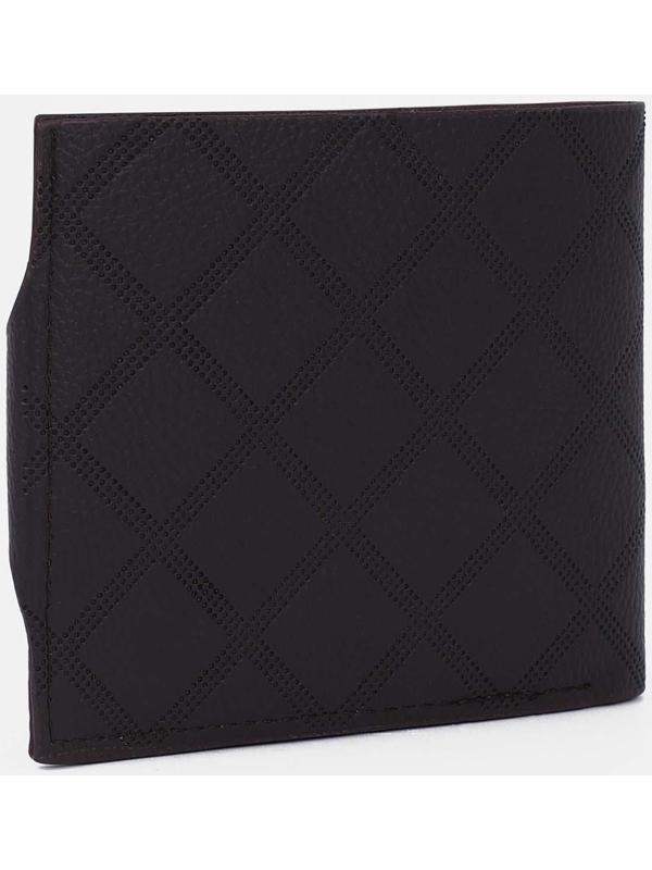 Портмоне на магните, отдел для купюр, для карт, для монет, цвет тёмно-коричневый