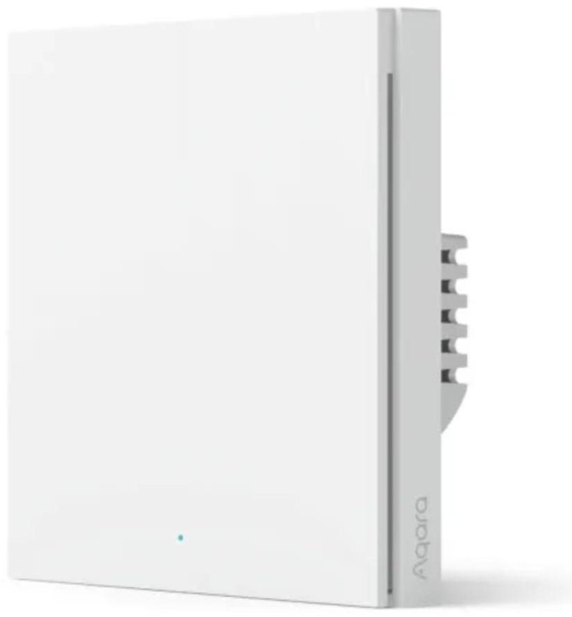 Выключатель Aqara Smart wall switch H1 WS-EUK04, Zigbee, 2 клавиши, защита от перегрева