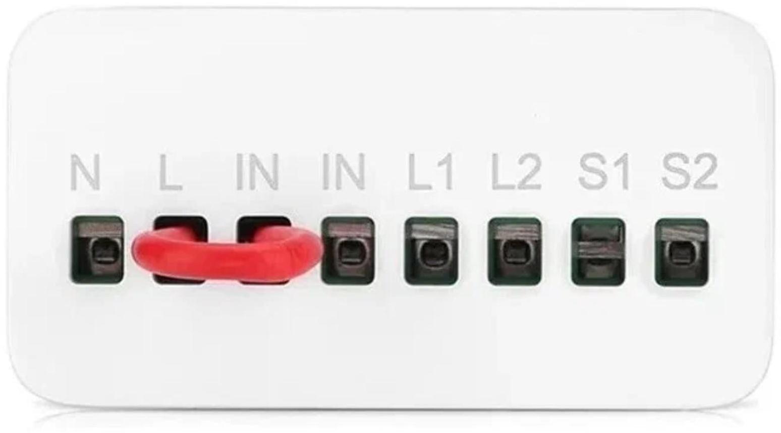 Управляемое реле Aqara 2 way relay module LLKZMK11LM, двухканальное, 2.5 кВт, 100 - 250В