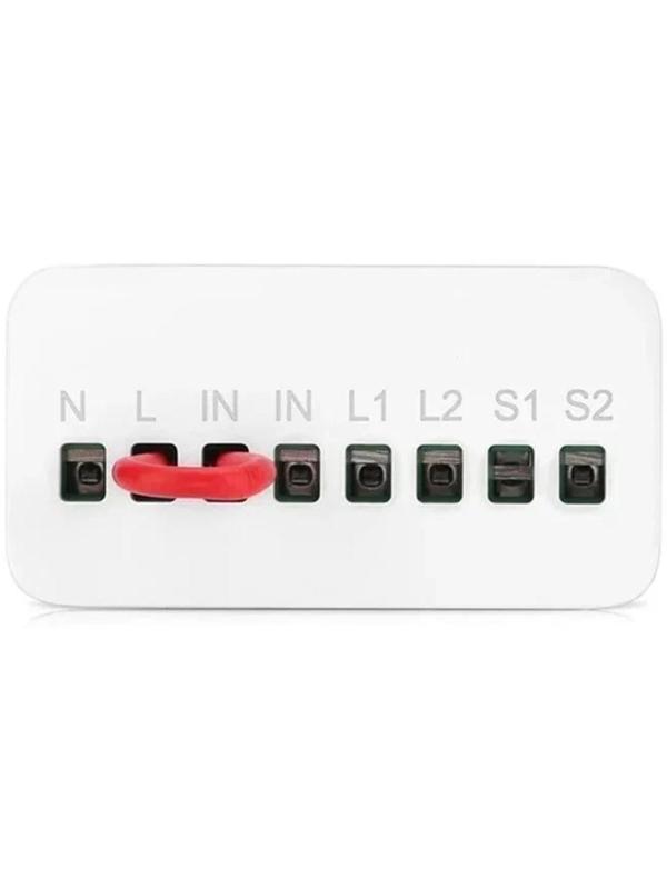 Управляемое реле Aqara 2 way relay module LLKZMK11LM, двухканальное, 2.5 кВт, 100 - 250В