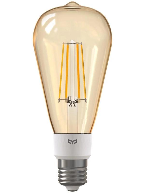 Светодиодная лампочка Yeelight Smart LED Filament Bulb ST64 (YLDP23YL), E27, 6 Вт, 500 лм