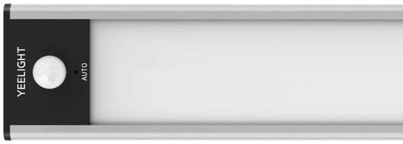 Умная световая панель Yeelight Motion Sensor Closet Light A60, датчик движения, серебристая