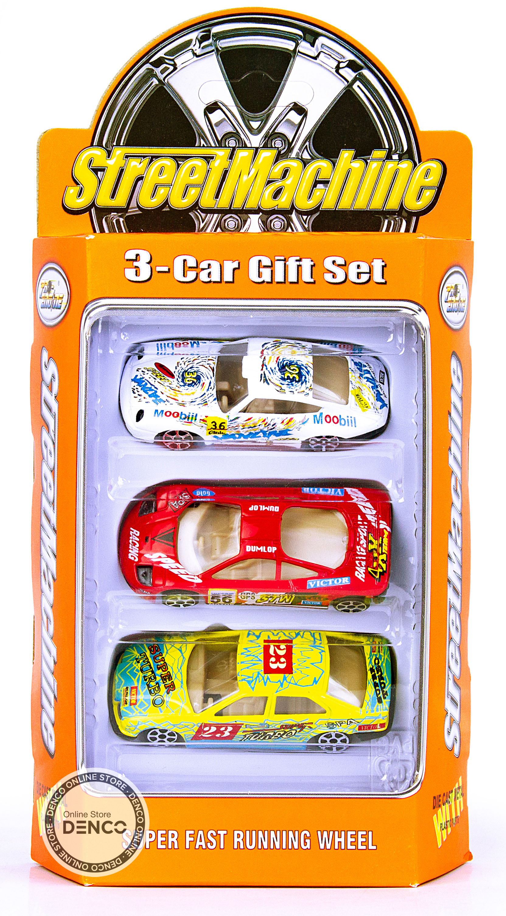 Набор металлических машинок Street Machine‎ АРТ2007, 3 шт. / Микс