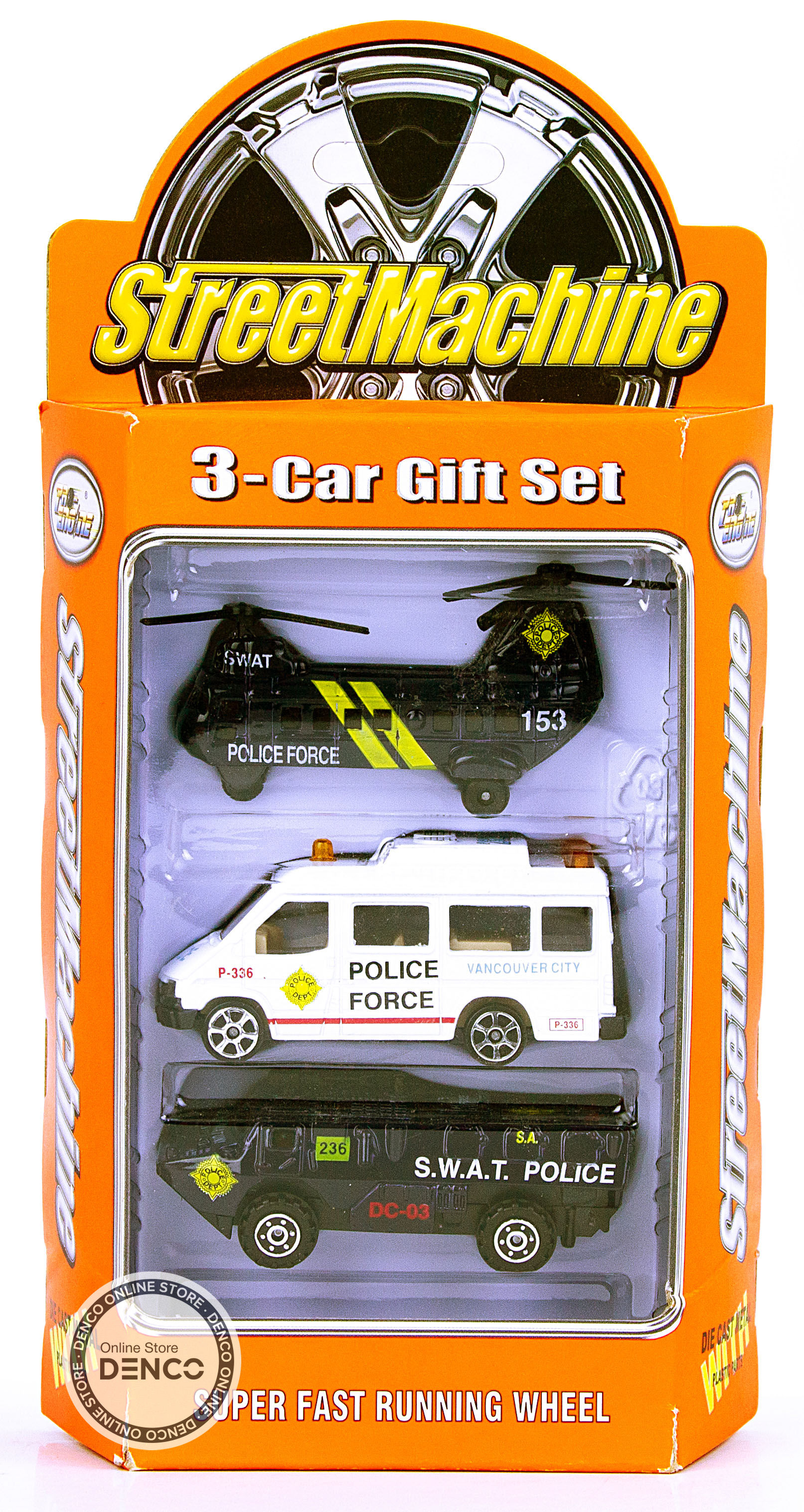 Набор металлических машинок Street Machine‎ АРТ2007, 3 шт. / Микс