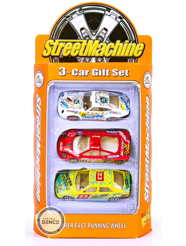 Набор металлических машинок Street Machine‎ АРТ2007, 3 шт. / Микс