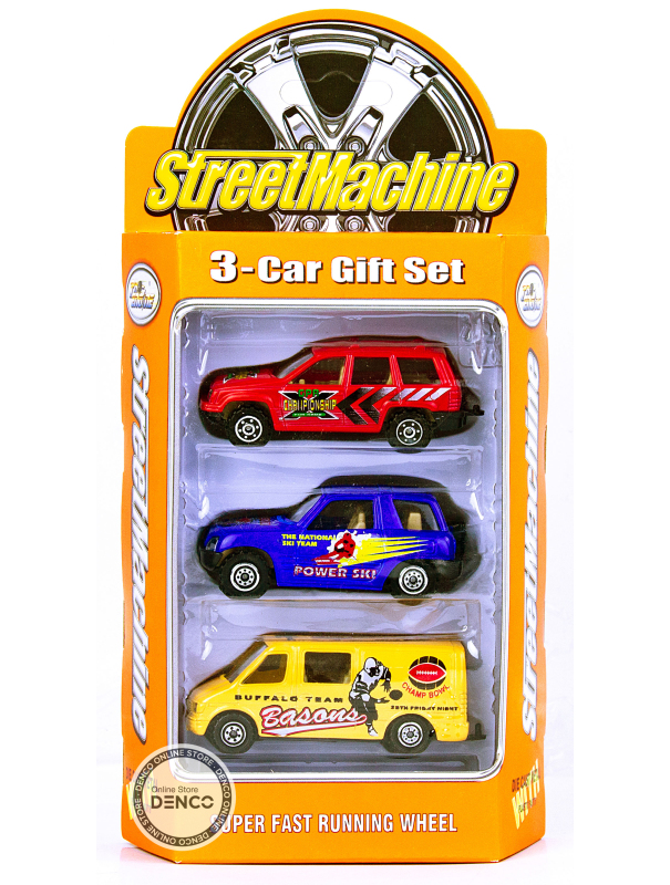 Набор металлических машинок Street Machine‎ АРТ2007, 3 шт. / Микс