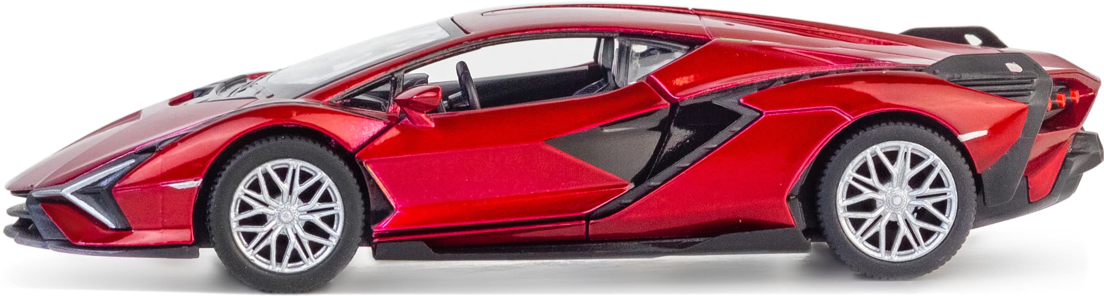 Металлическая машинка Kinsmart 1:40 «Lamborghini Sian FKP 37» KT5431D, инерционная / Красный