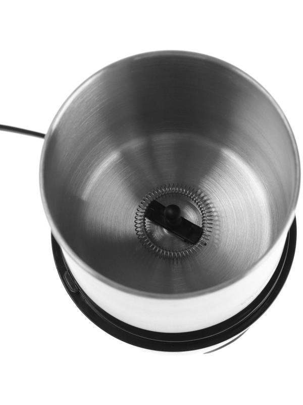 Кофемолка BRAYER 1185BR, электрическая, ножевая, 200 Вт, 100 г, капучинатор, серебристая