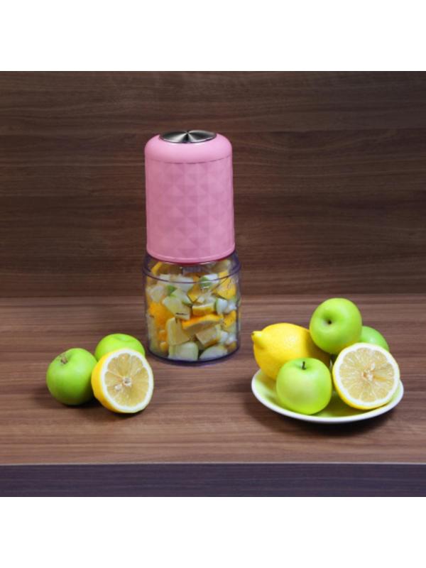 Измельчитель Endever Sigma-61, пластик, 400 Вт, 0.5 л, 1 скорость, розовый