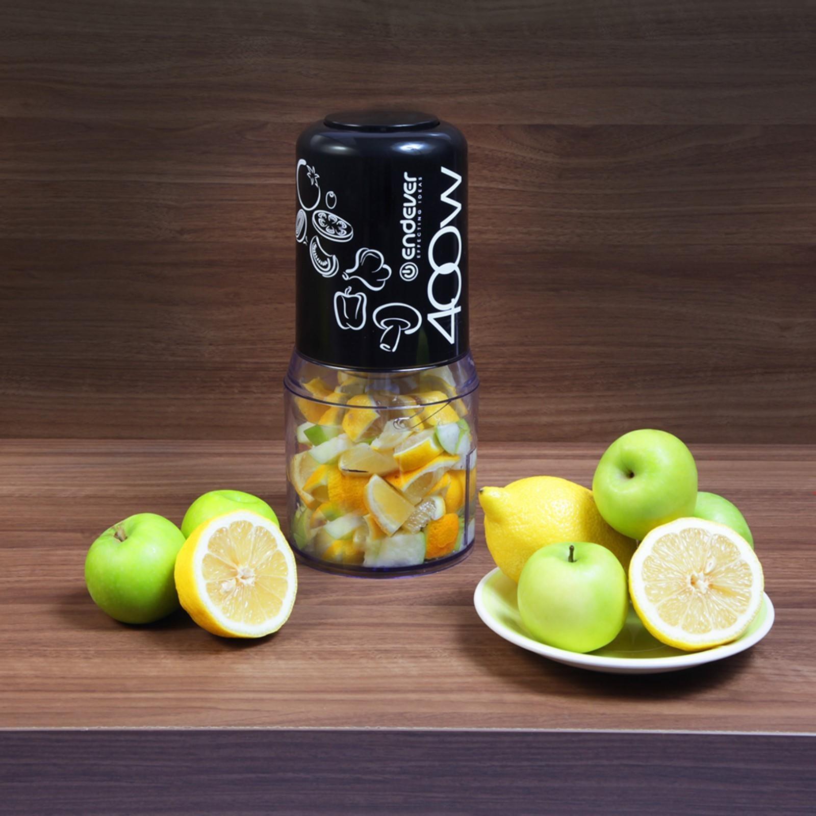 Измельчитель Endever Sigma-62, пластик, 400 Вт, 0.5 л, 1 скорость, чёрный