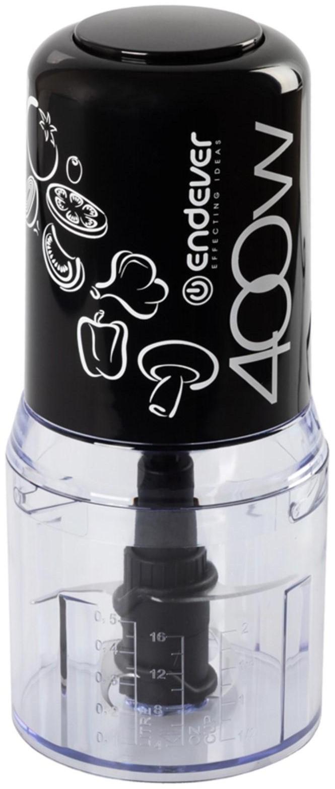 Измельчитель Endever Sigma-62, пластик, 400 Вт, 0.5 л, 1 скорость, чёрный