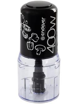 Измельчитель Endever Sigma-62, пластик, 400 Вт, 0.5 л, 1 скорость, чёрный