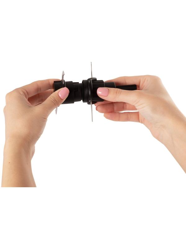 Измельчитель Endever Sigma-62, пластик, 400 Вт, 0.5 л, 1 скорость, чёрный