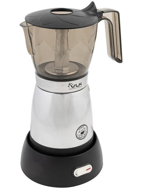 Кофеварка VLK Venice 6002, гейзерная, 480 Вт, 0.3 л, чёрно-серая