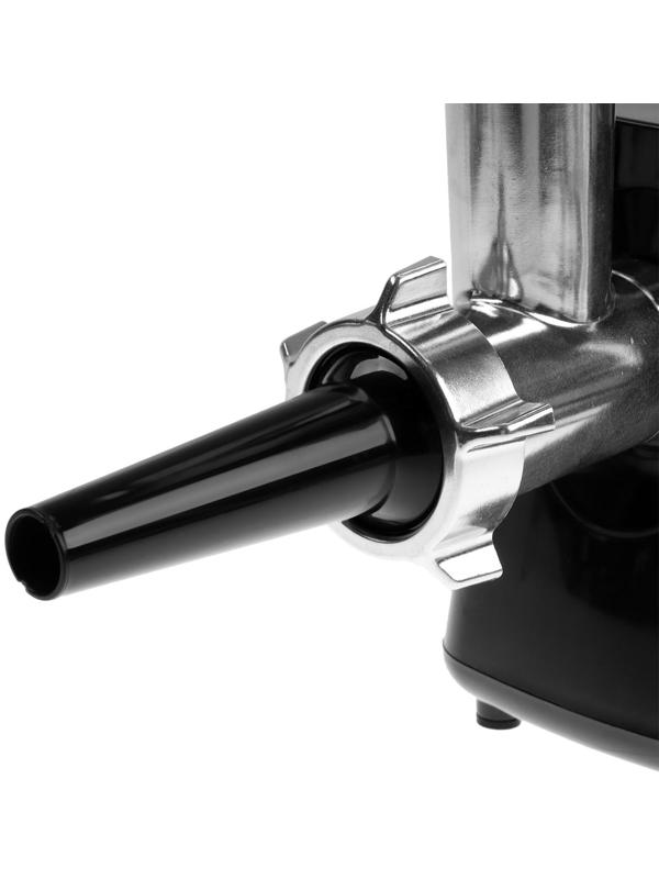 Мясорубка Endever Sigma 55, 2000 Вт, 2.7 кг/мин, реверс, чёрно-серая