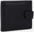 Портмоне на кнопке, отдел для купюр, для карт, для монет, зажим для купюр, цвет чёрный