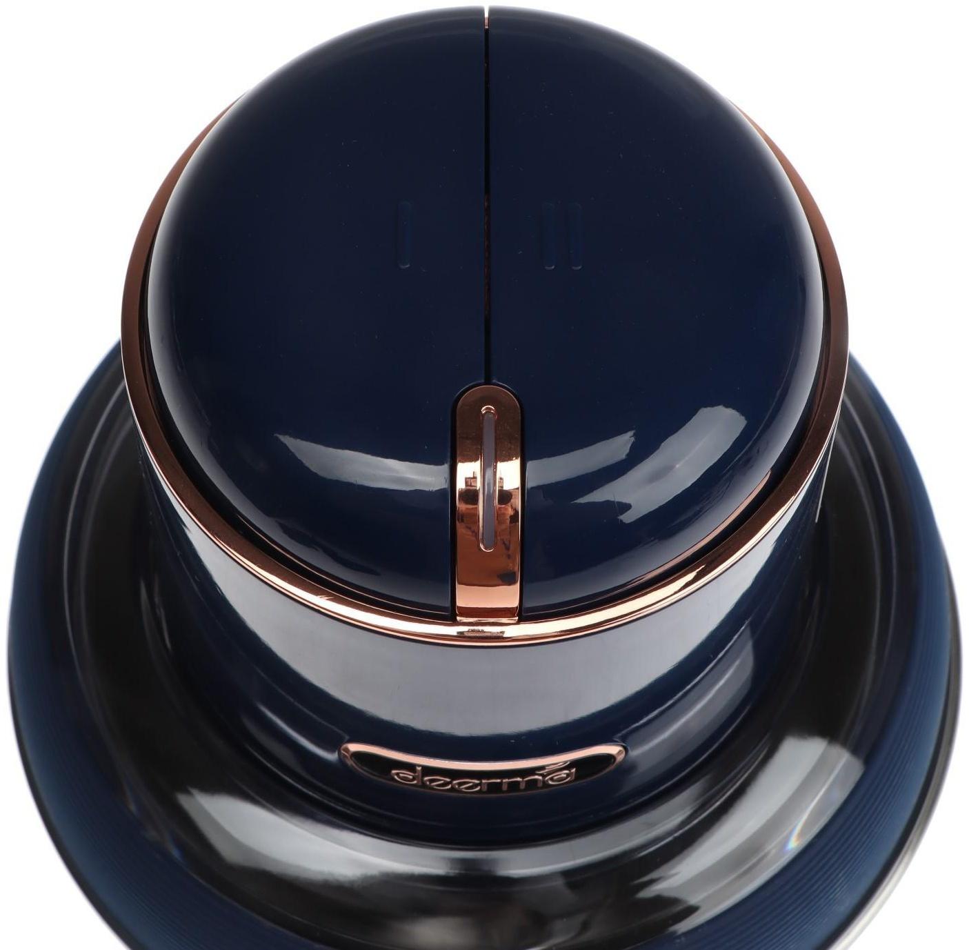 Блендер DEERMA DEM-JR08, стационарный, 250 Вт, 1.2/0.8 л, 2 скорости, сине-серебристый