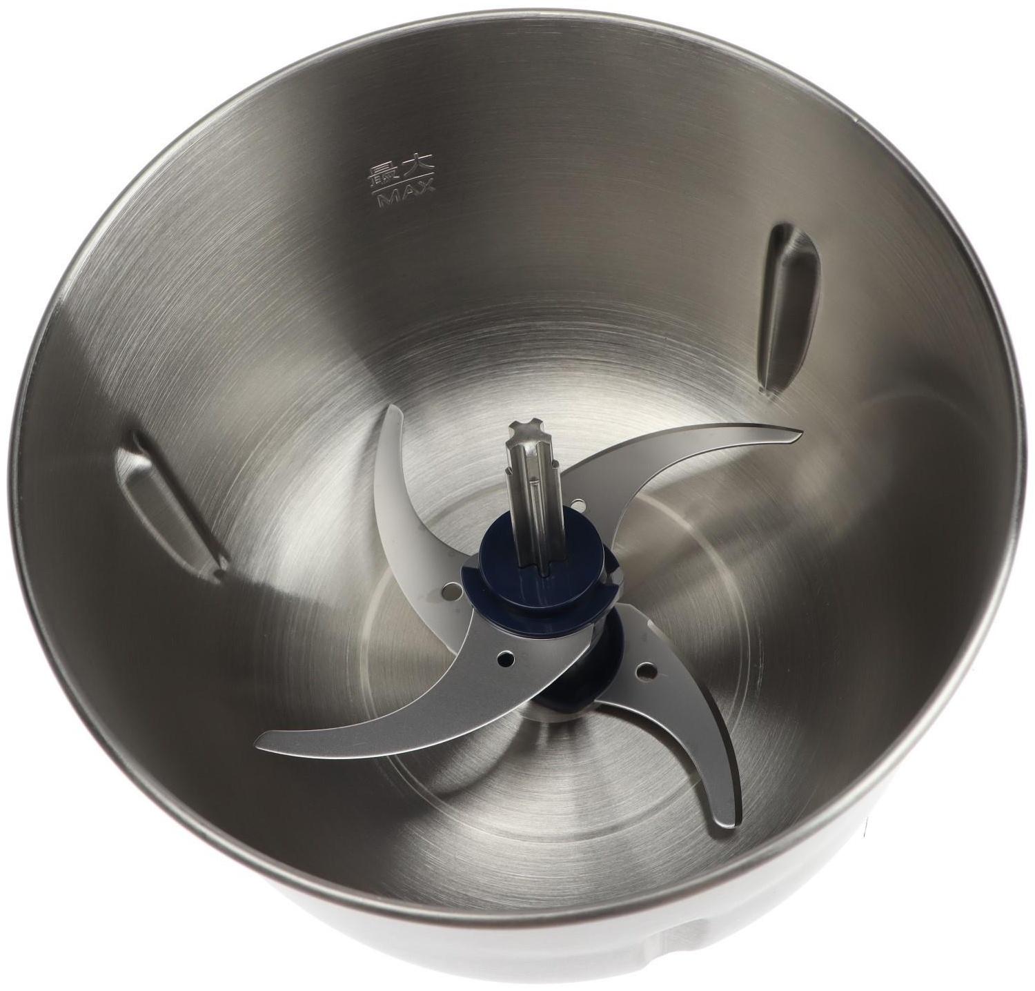 Блендер DEERMA DEM-JR08, стационарный, 250 Вт, 1.2/0.8 л, 2 скорости, сине-серебристый