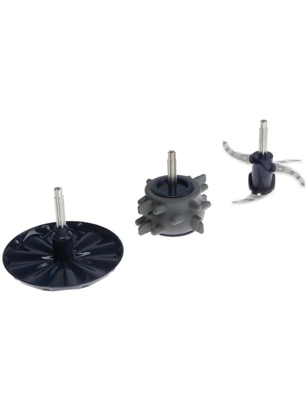 Блендер DEERMA DEM-JR08, стационарный, 250 Вт, 1.2/0.8 л, 2 скорости, сине-серебристый