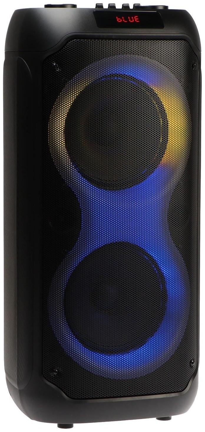 Портативная колонка Eltronic Wave 500, 50 Вт, 3600 мАч, FM, BT, microSD, AUX, TWS, подсветка