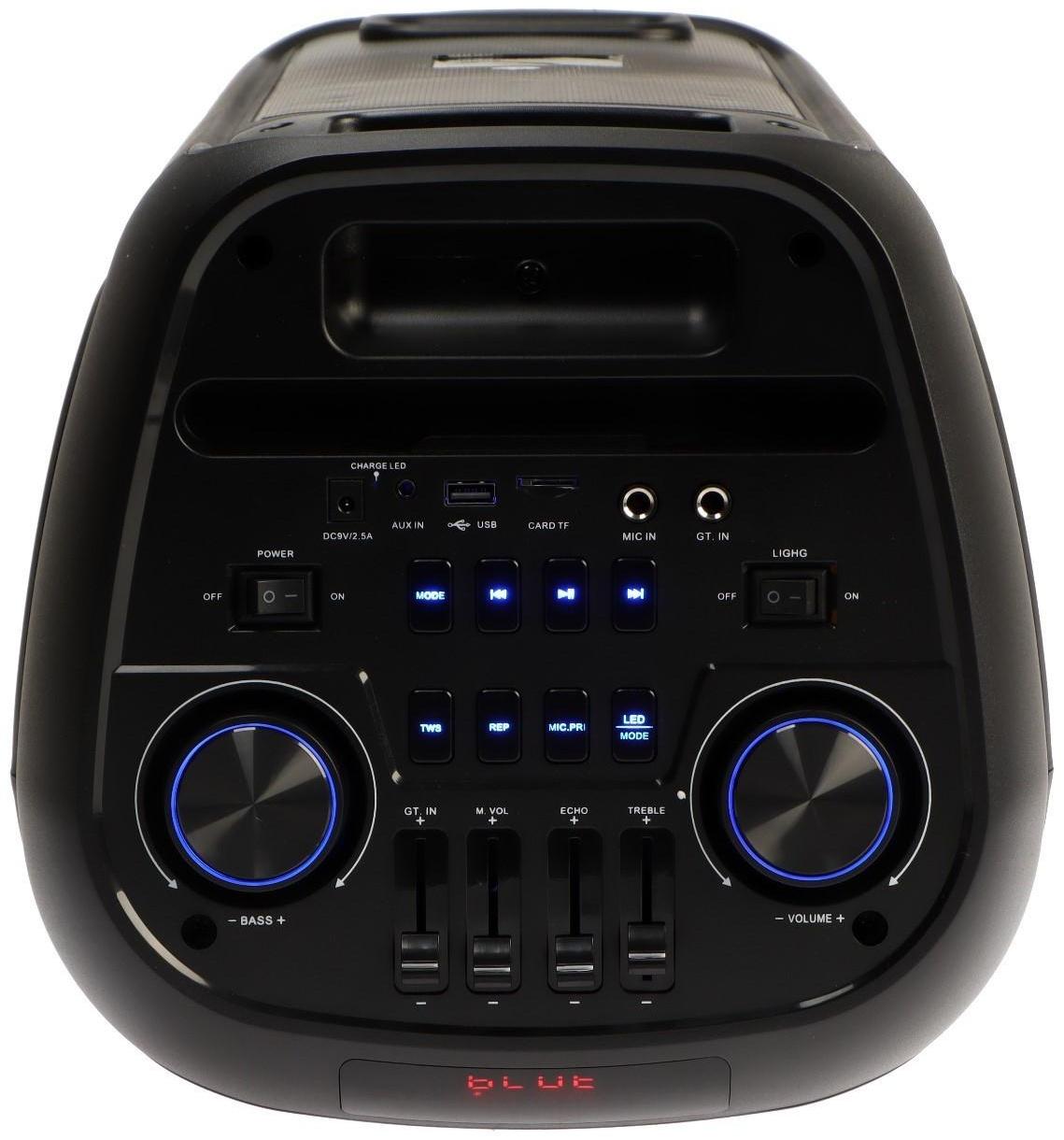 Портативная колонка Eltronic Wave 500, 50 Вт, 3600 мАч, FM, BT, microSD, AUX, TWS, подсветка