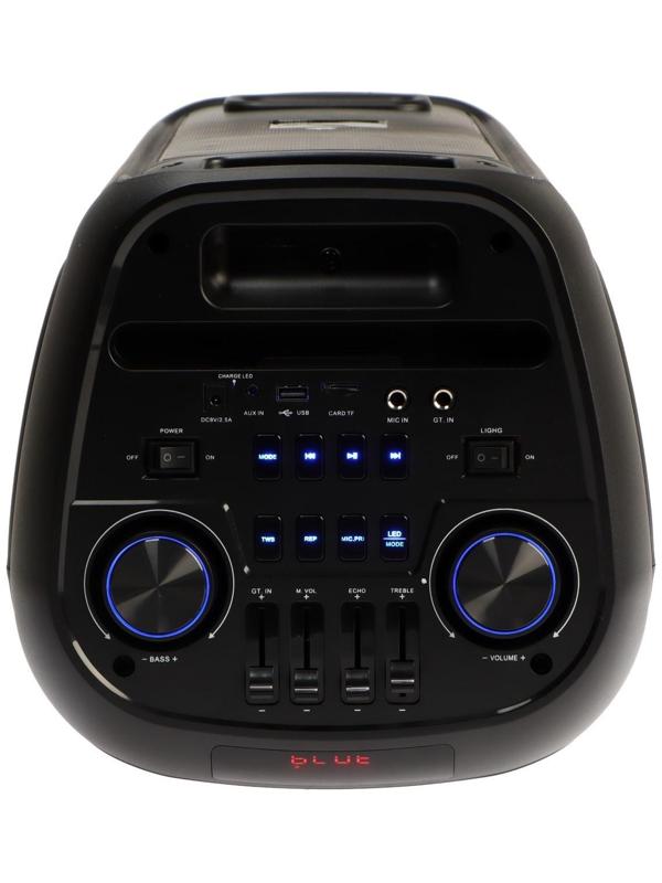 Портативная колонка Eltronic Wave 500, 50 Вт, 3600 мАч, FM, BT, microSD, AUX, TWS, подсветка