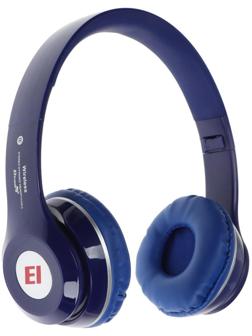 Наушники ELTRONIC 4463, беспроводные, полноразмерные, BT, microSD, FM, микрофон, AUX,синие