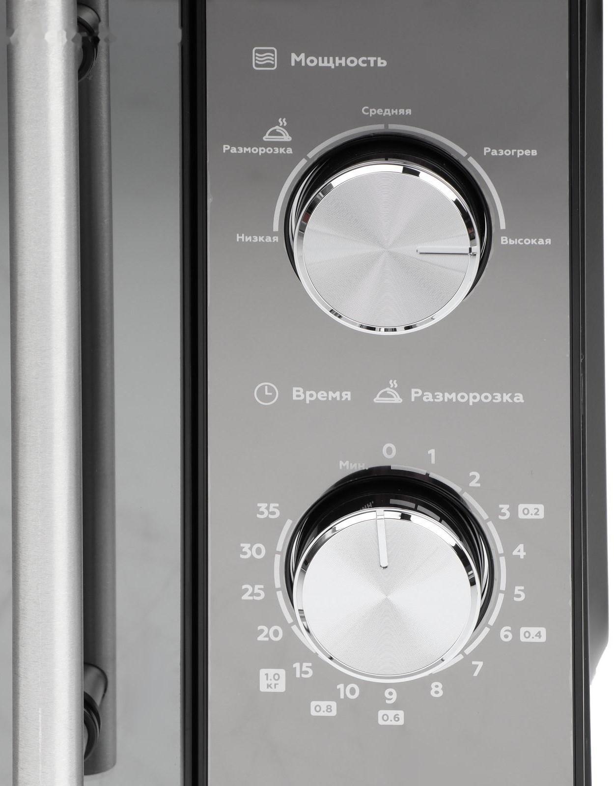 Микроволновая печь BQ MWO-20035SM/BG, 700 Вт, 20 л, чёрная